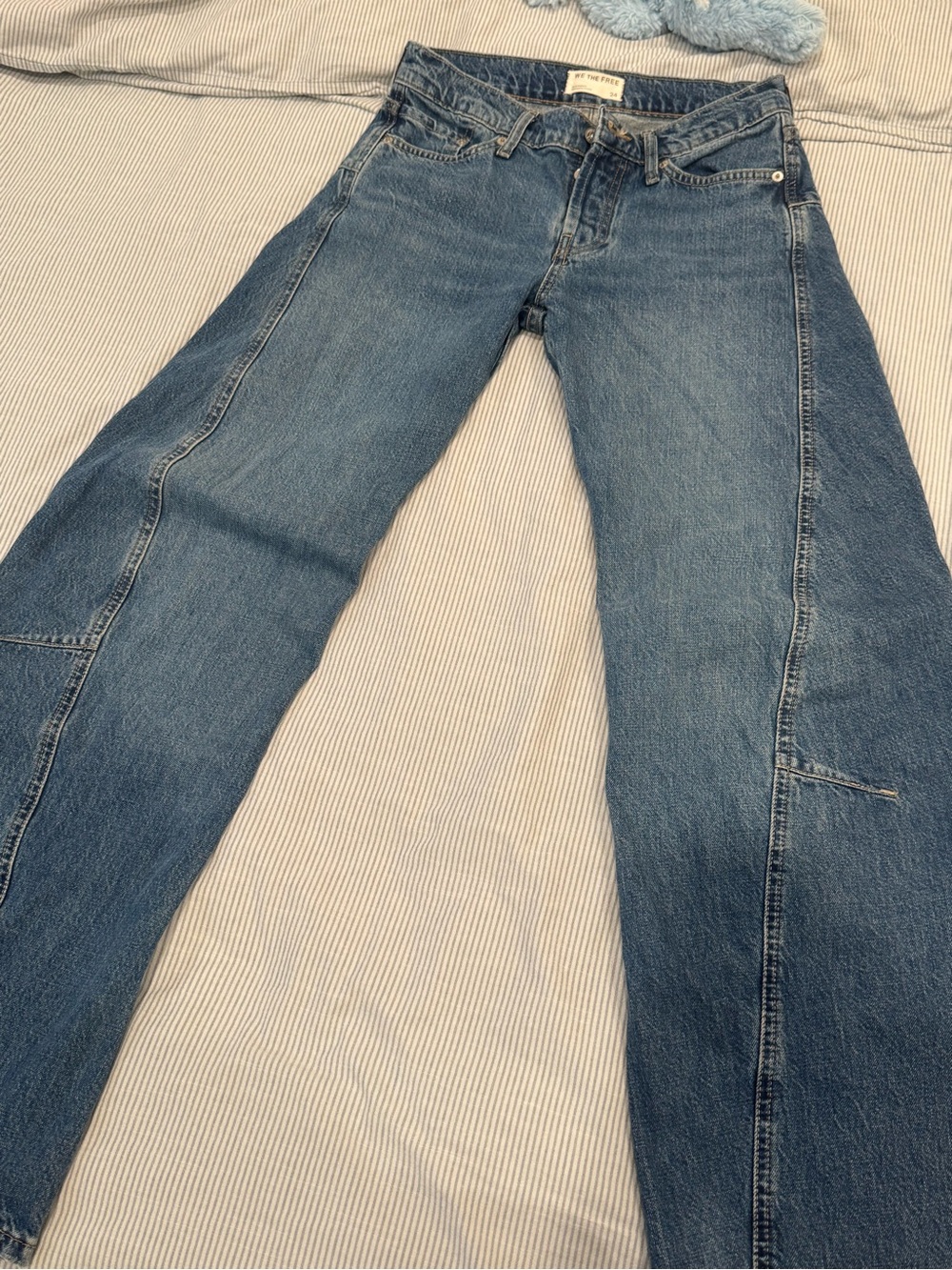 Free People barrel jeans